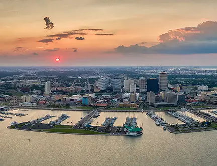 Corpus Christi, TX skyline